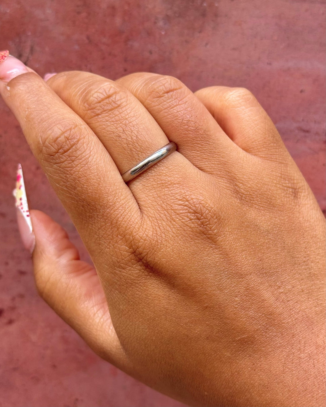 Alliance Or Gris 18 carats 3mm "Augustin" - Elliade Paris