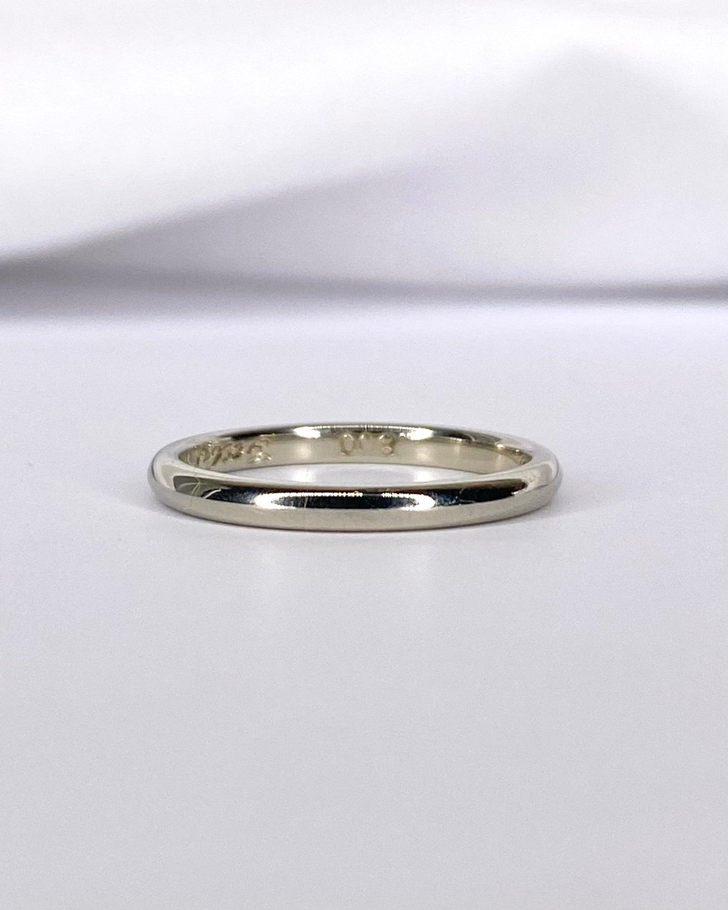 Alliance Or Gris 18 carats "Chantal" - Elliade Paris