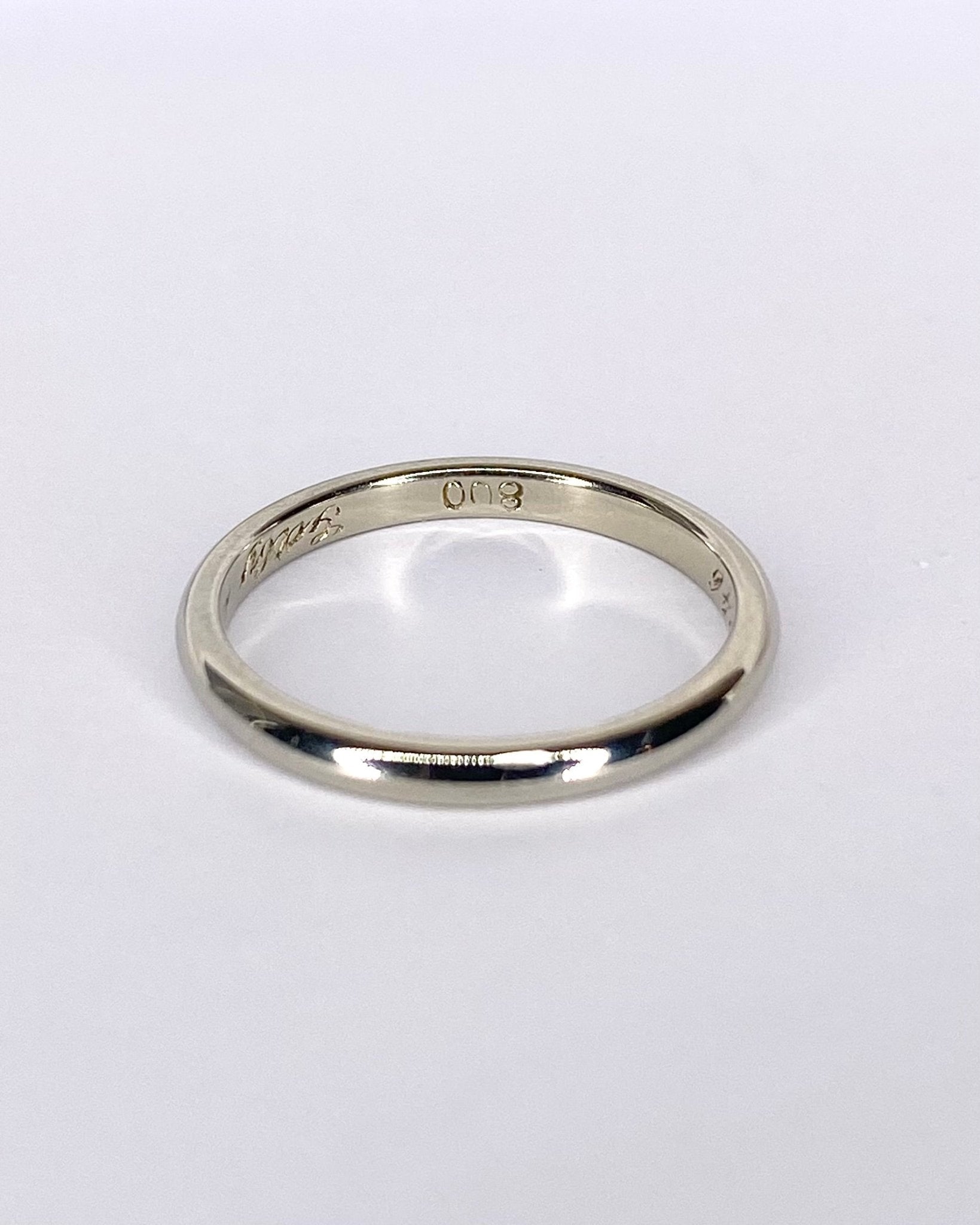 Alliance Or Gris 18 carats "Chantal" - Elliade Paris