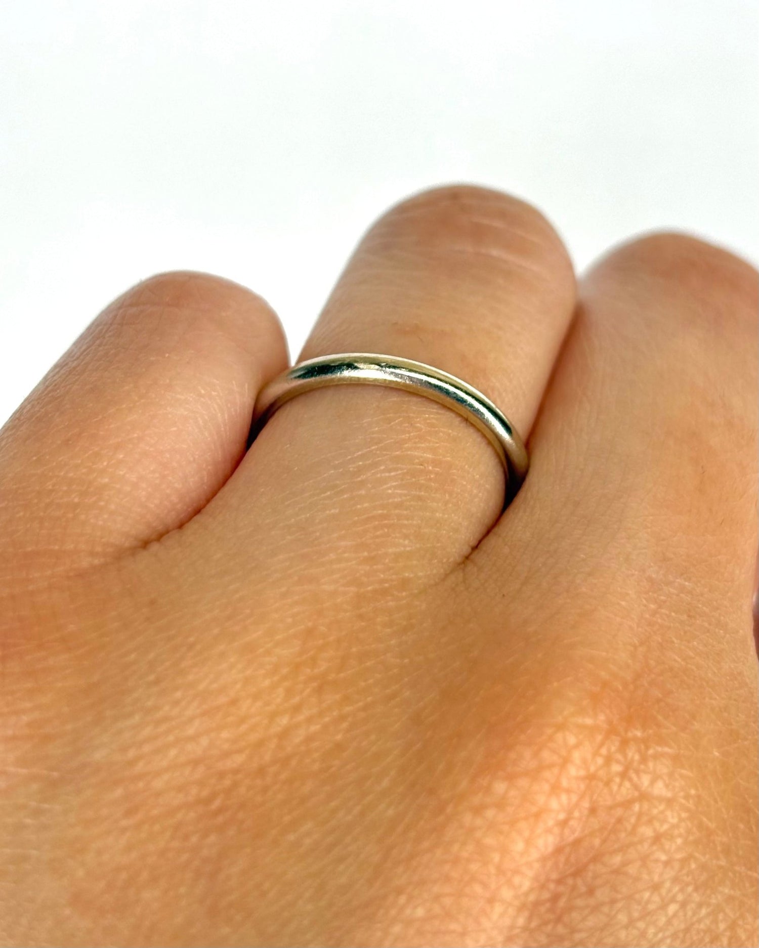 Alliance Or Gris 18 carats "Constance" - Elliade Paris