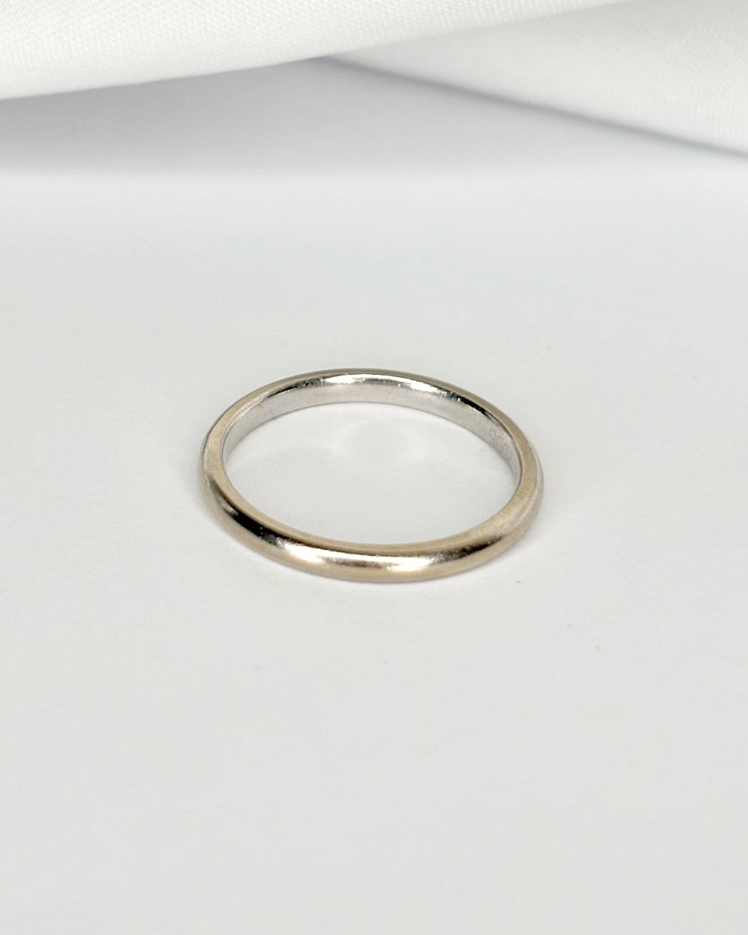 Alliance Or Gris 18 carats "Constance" - Elliade Paris