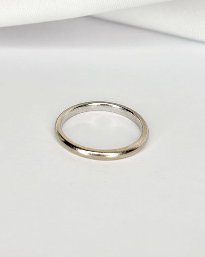 Alliance Or Gris 18 carats "Constance" - Elliade Paris