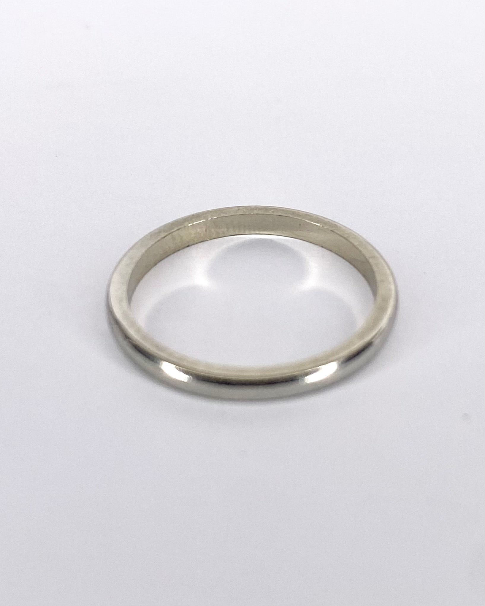 Alliance Or Gris 18 carats "David" - Elliade Paris