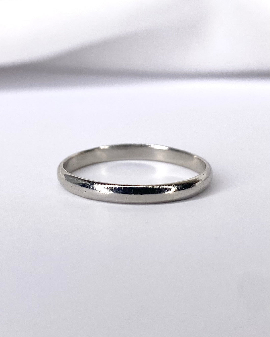 Alliance Or Gris 18 carats "David" - Elliade Paris