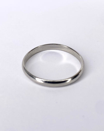 Alliance Or Gris 18 carats "Fabrice" - Elliade Paris