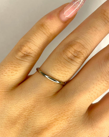 Alliance Or Gris 18 carats "Gisèle" - Elliade Paris