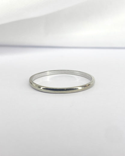 Alliance Or Gris 18 carats "Gisèle" - Elliade Paris