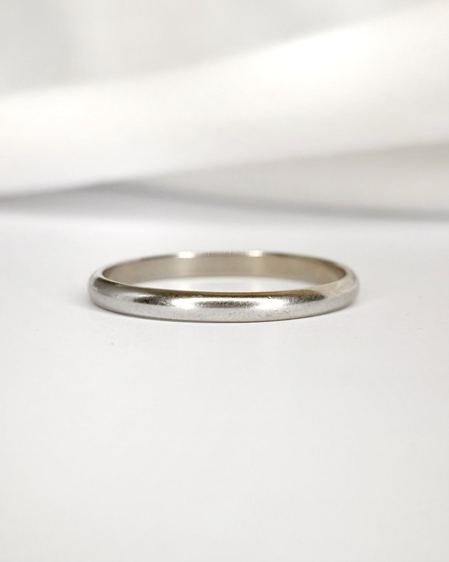 Alliance Or Gris 18 carats "Kevin" - Elliade Paris
