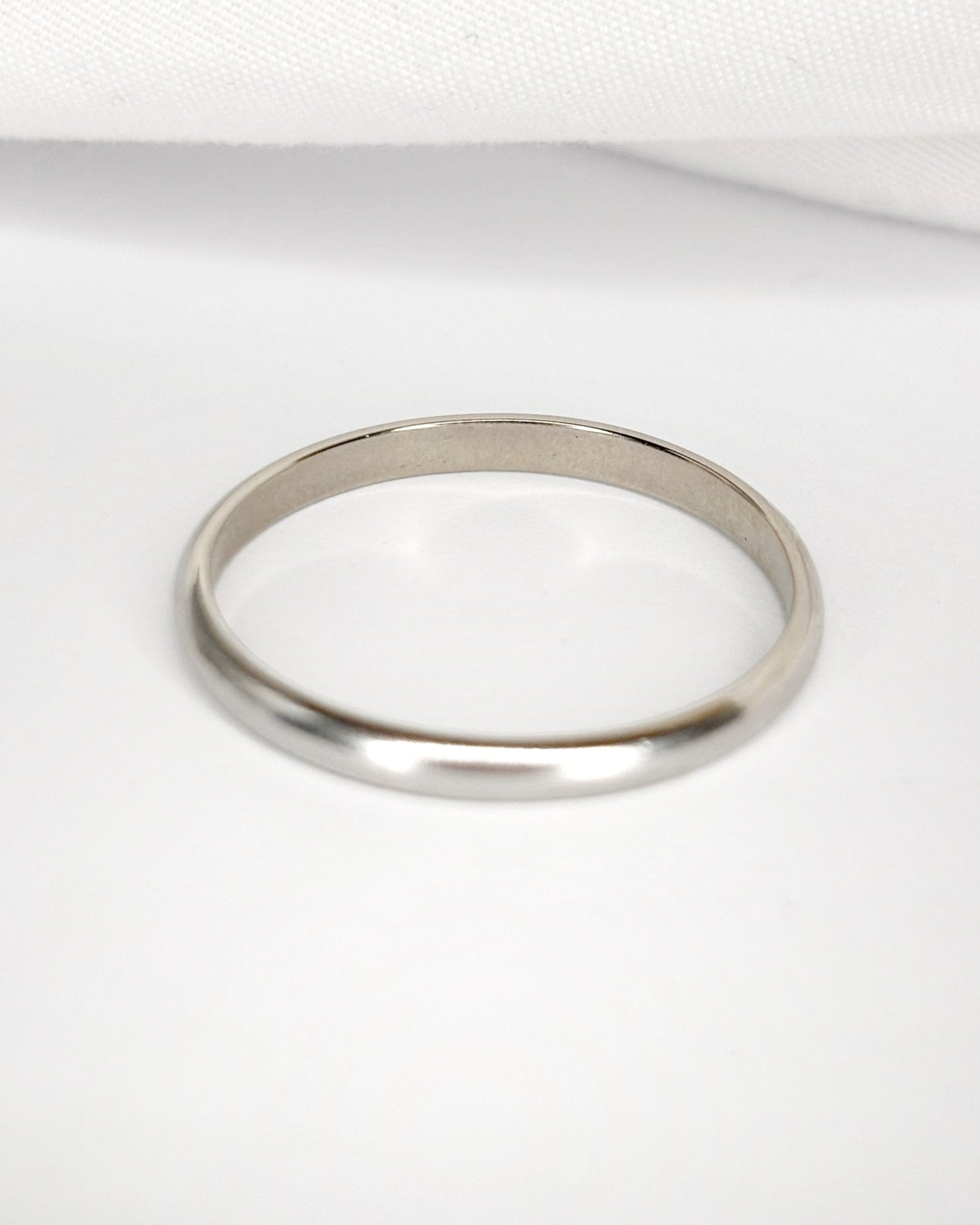 Alliance Or Gris 18 carats "Kevin" - Elliade Paris