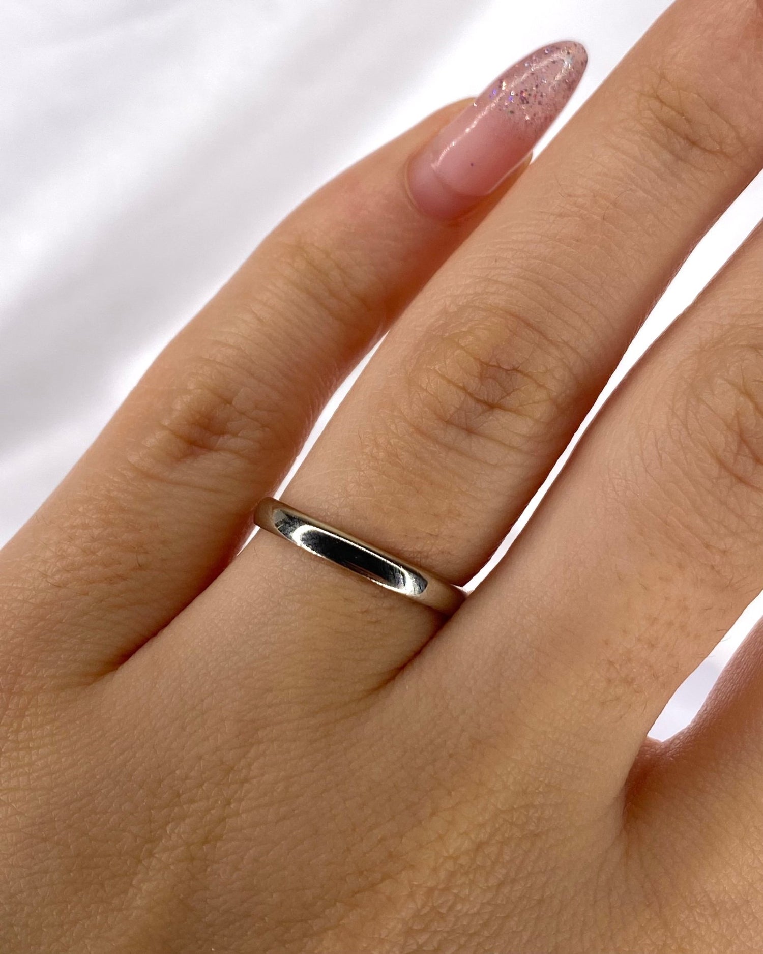 Alliance Or Gris 18 carats "Yohan" - Elliade Paris