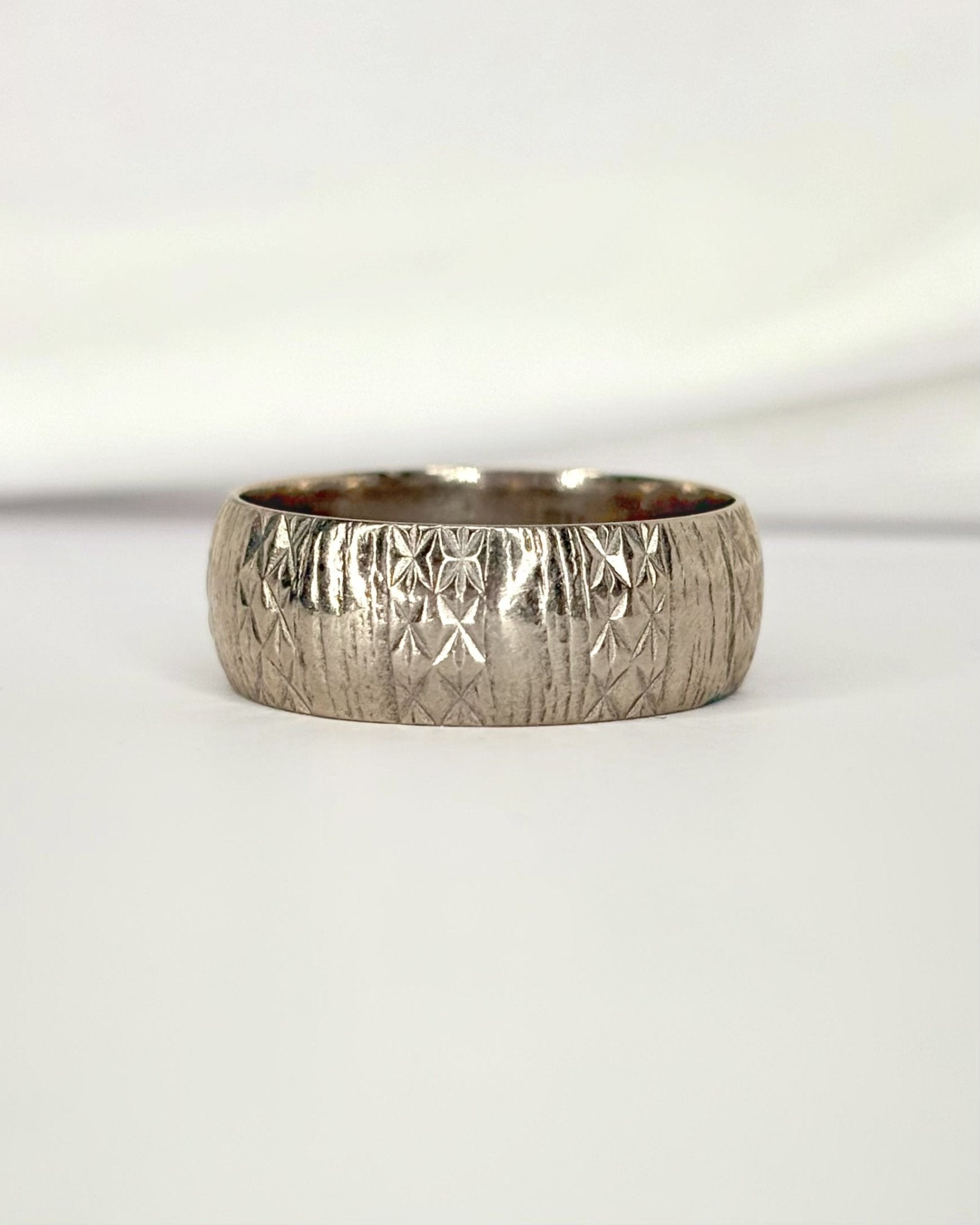 Alliance Or Gris 6.8 mm "Elie" - Elliade Paris