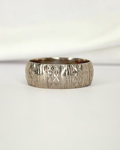 Alliance Or Gris 6.8 mm "Elie" - Elliade Paris