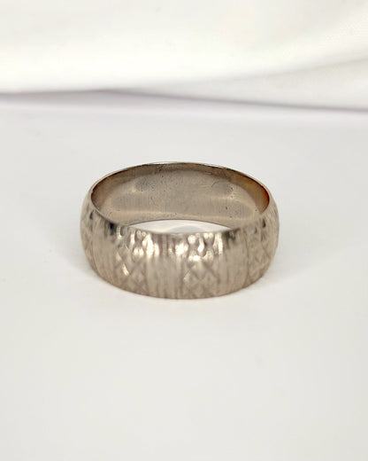 Alliance Or Gris 6.8 mm "Elie" - Elliade Paris