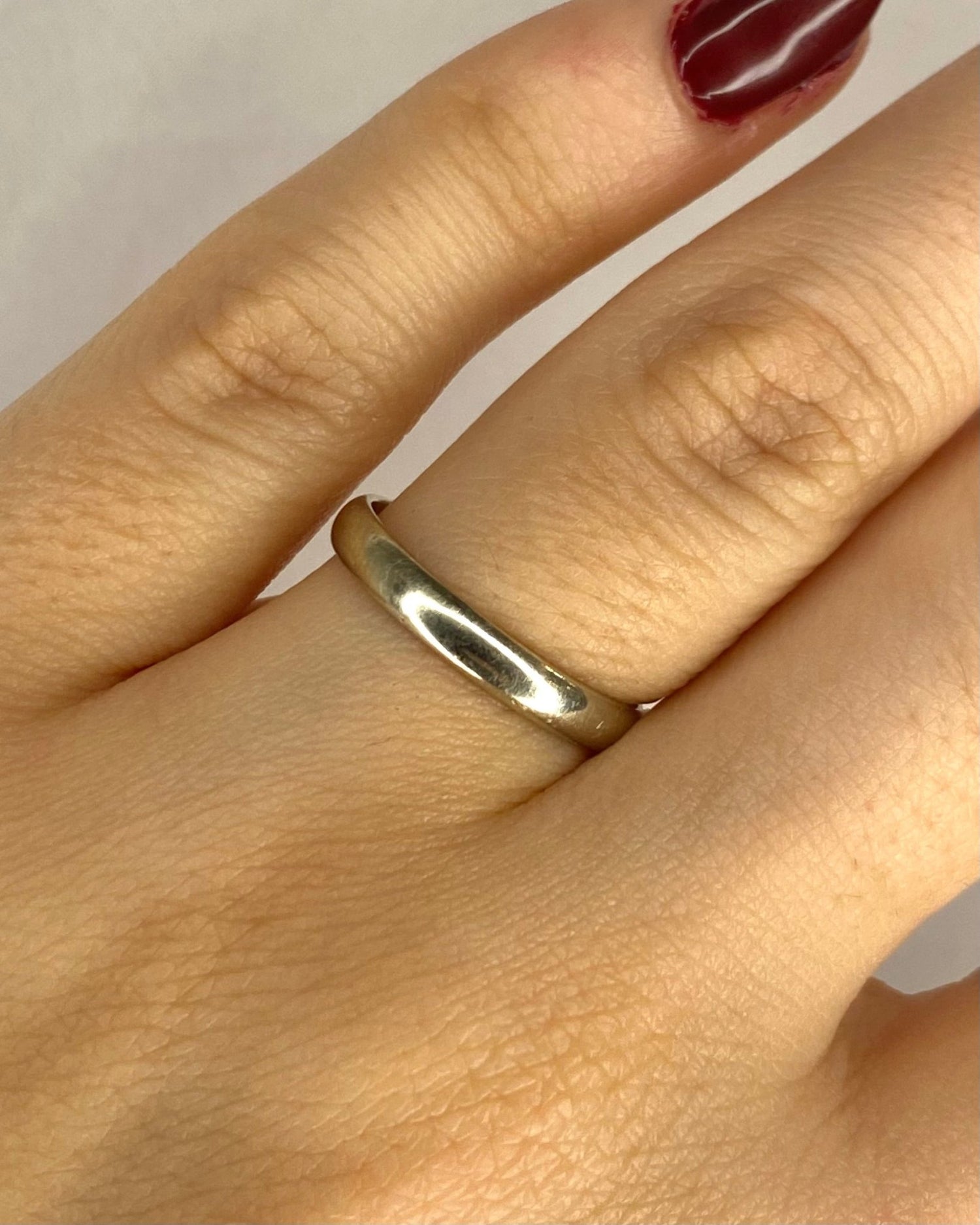 Alliance Or Gris "Damien" - Elliade Paris