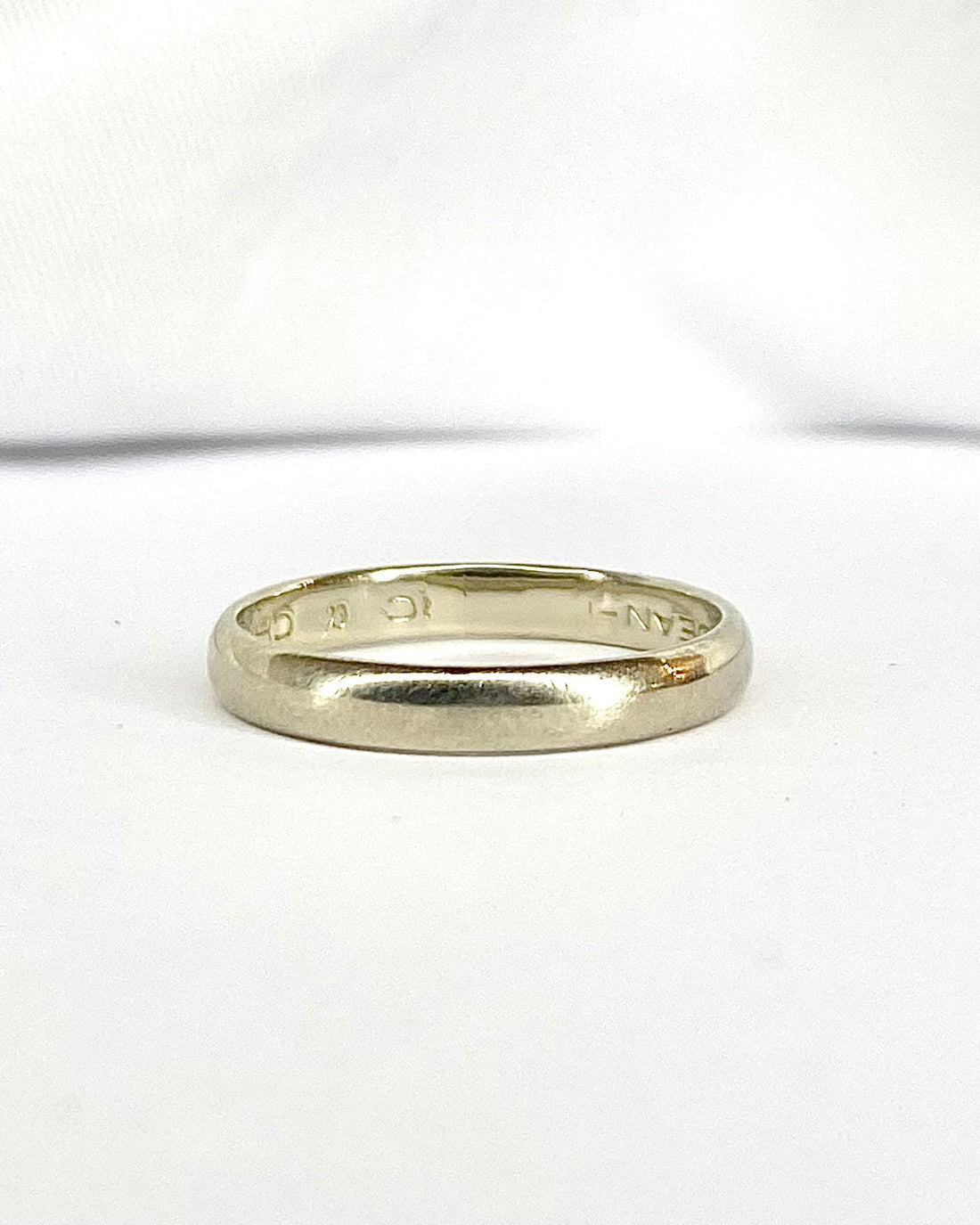 Alliance Or Gris "Damien" - Elliade Paris