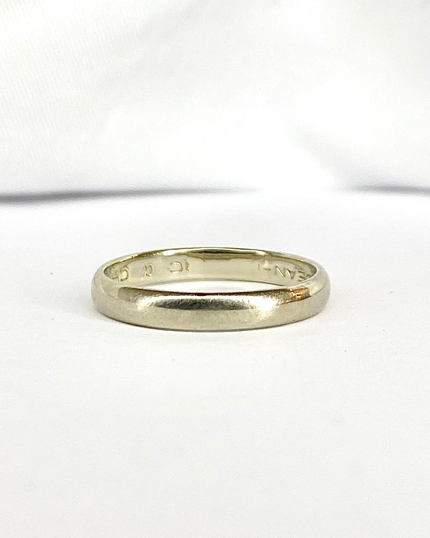 Alliance Or Gris "Damien" - Elliade Paris