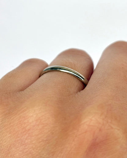 Alliance Or Gris "Lora" - Elliade Paris