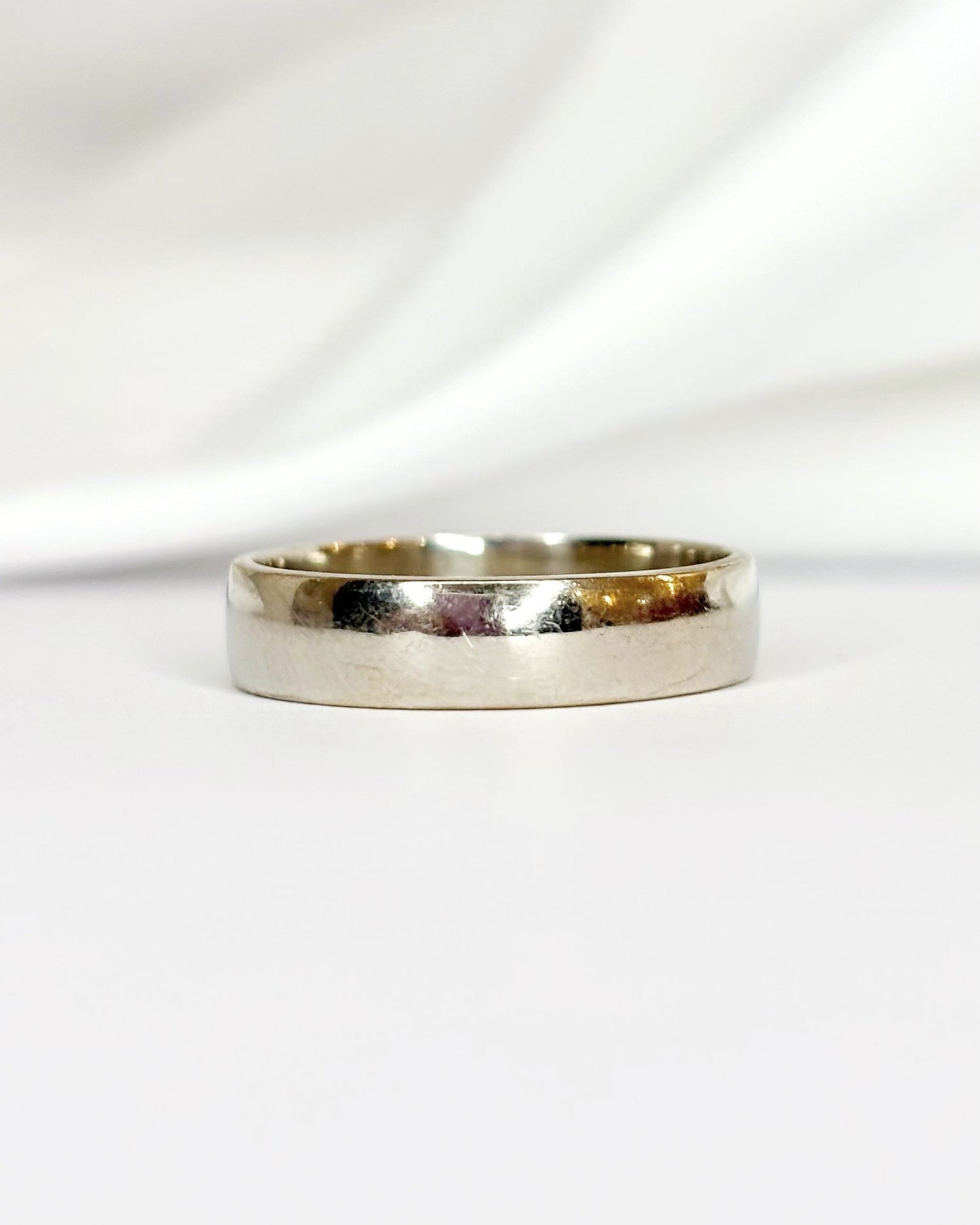 Alliance Or Gris "Maélia" - Elliade Paris