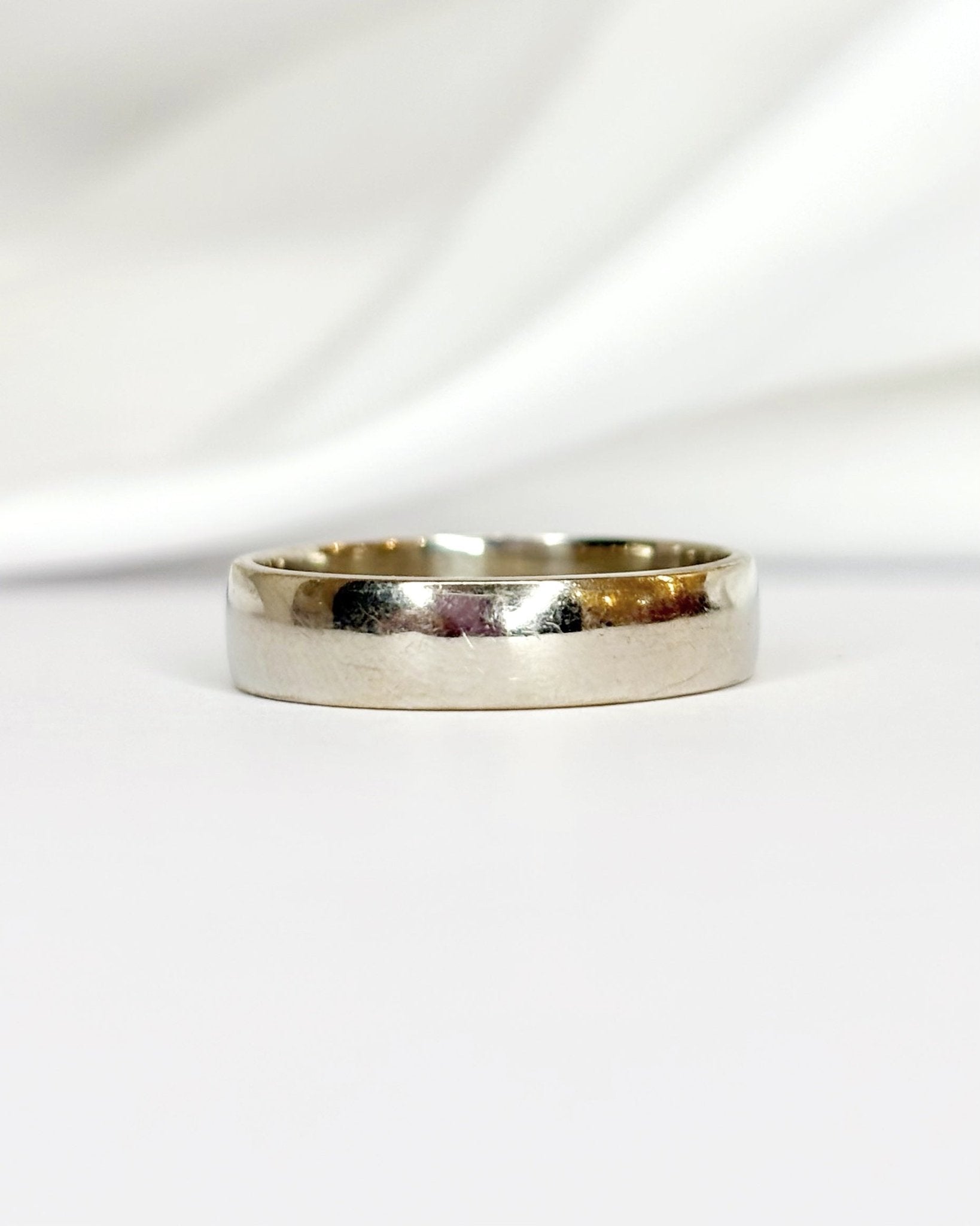 Alliance Or Gris "Maélia" - Elliade Paris