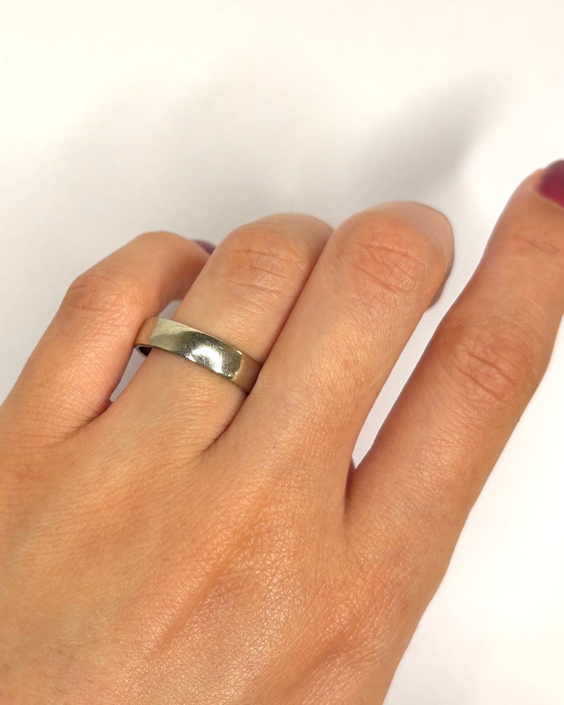 Alliance Or Gris "Maélia" - Elliade Paris