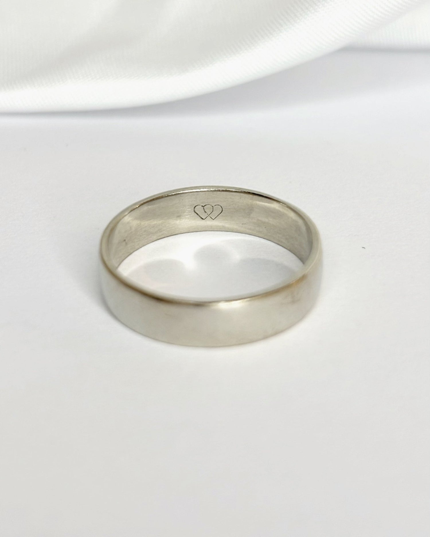 Alliance Or Gris "Maélia" - Elliade Paris