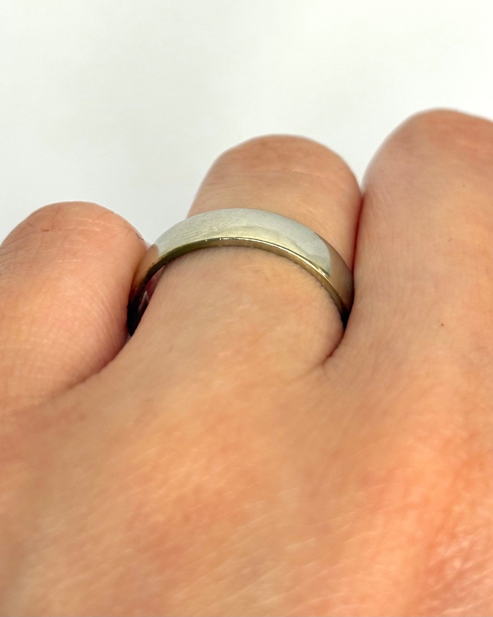 Alliance Or Gris "Maélia" - Elliade Paris