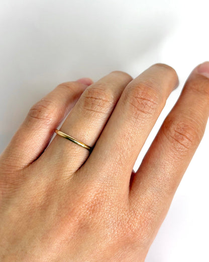 Alliance Or Gris "Maeva" - Elliade Paris