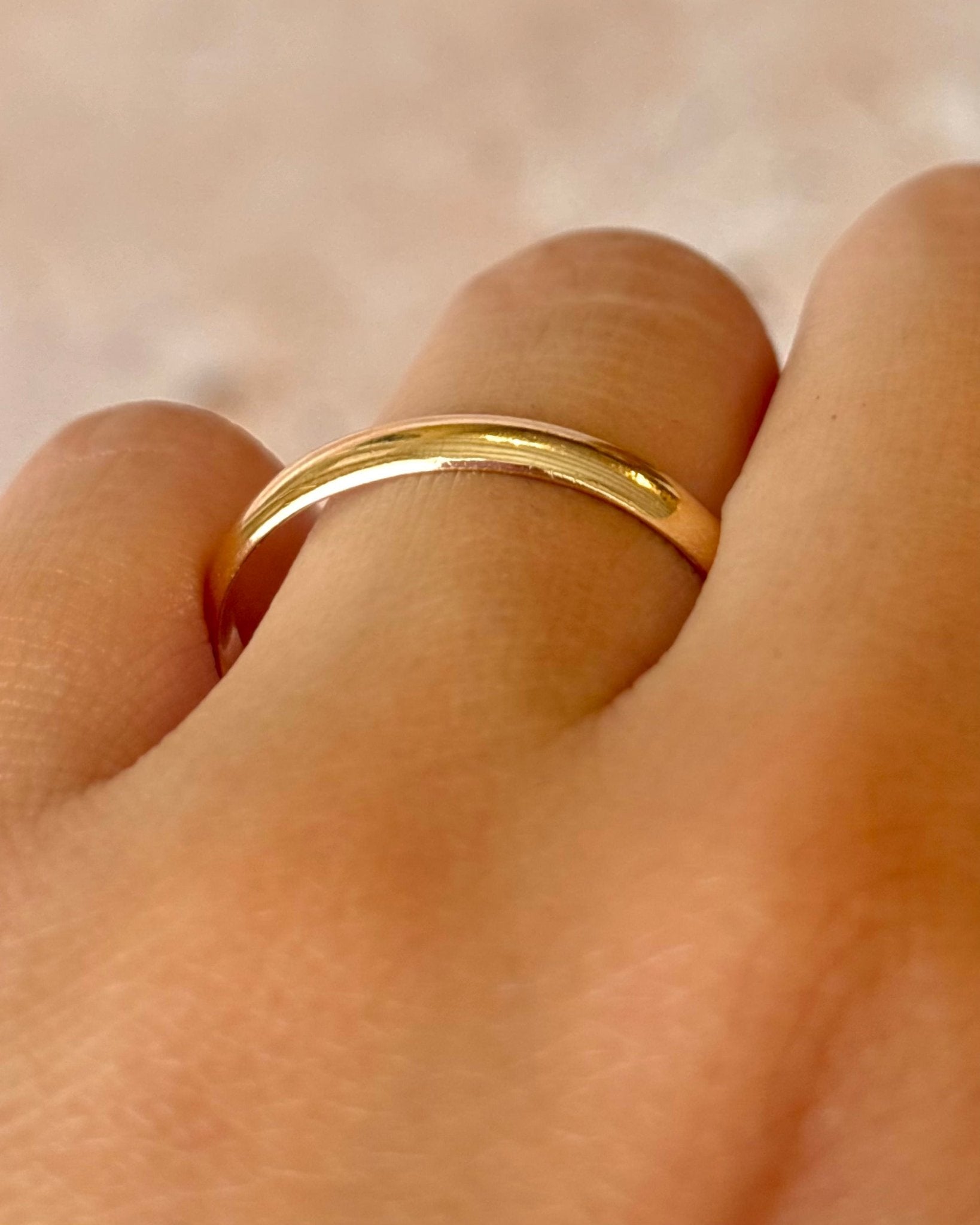 Alliance Or Jaune 18 carats 0.3 mm 3.13g "Servet" - Elliade Paris