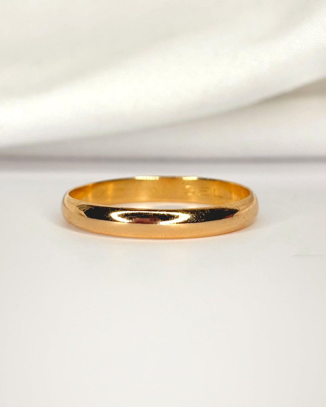 Alliance Or Jaune 18 carats 0.3 mm 3.13g "Servet" - Elliade Paris
