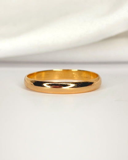 Alliance Or Jaune 18 carats 0.3 mm 3.13g "Servet" - Elliade Paris