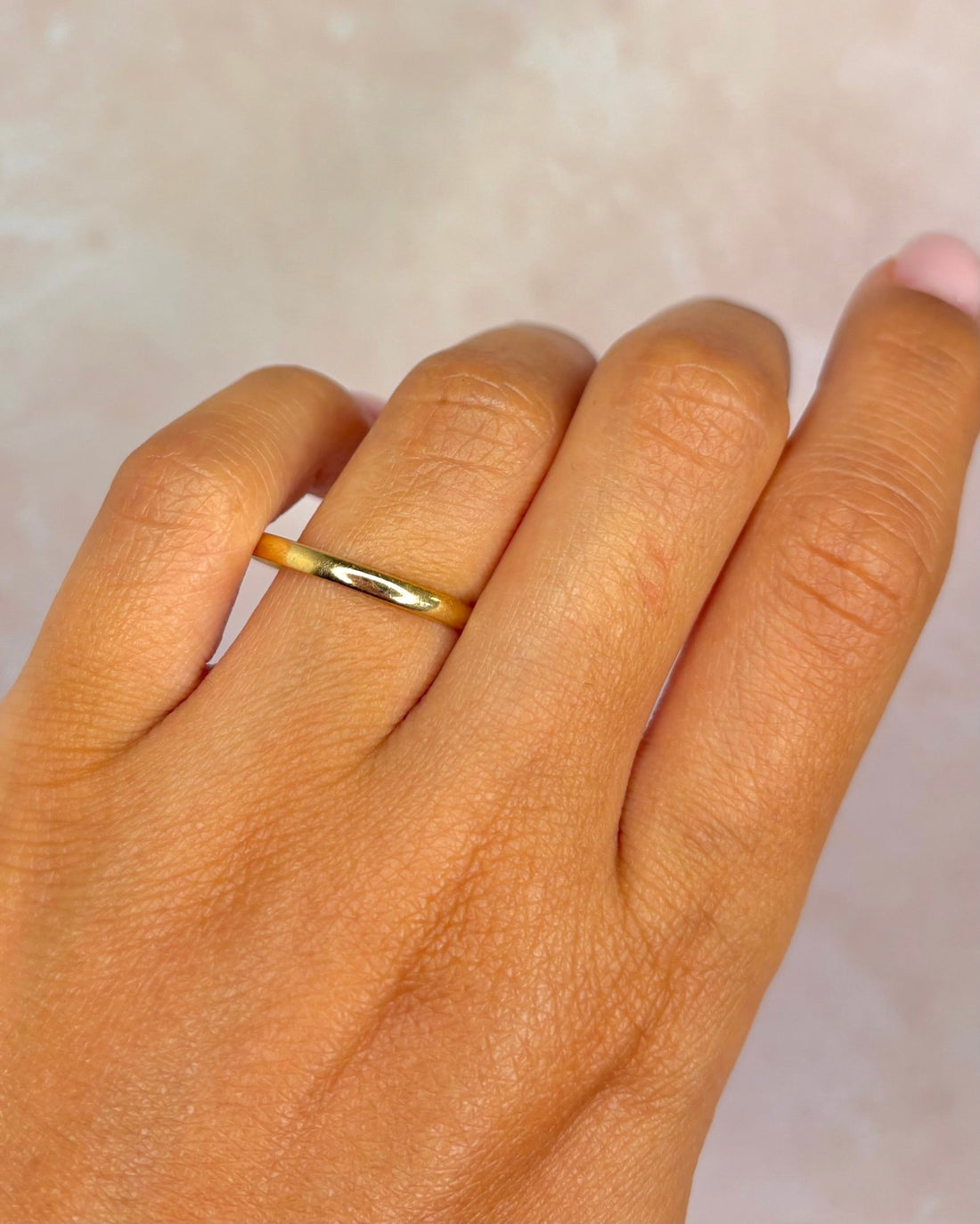 Alliance Or Jaune 18 carats 1.4 mm "Vera" - Elliade Paris
