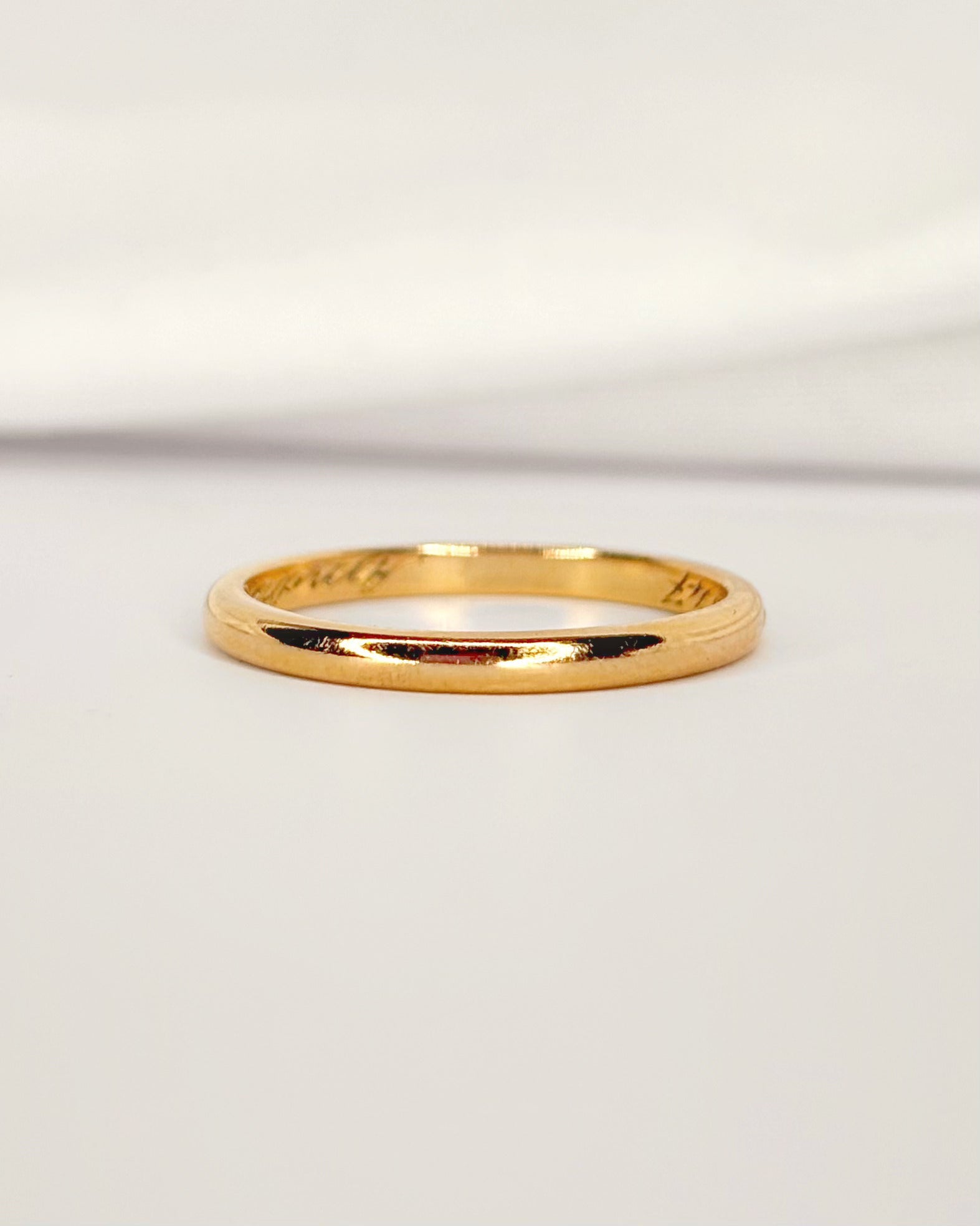 Alliance Or Jaune 18 carats 1.8 mm "Aloys" - Elliade Paris