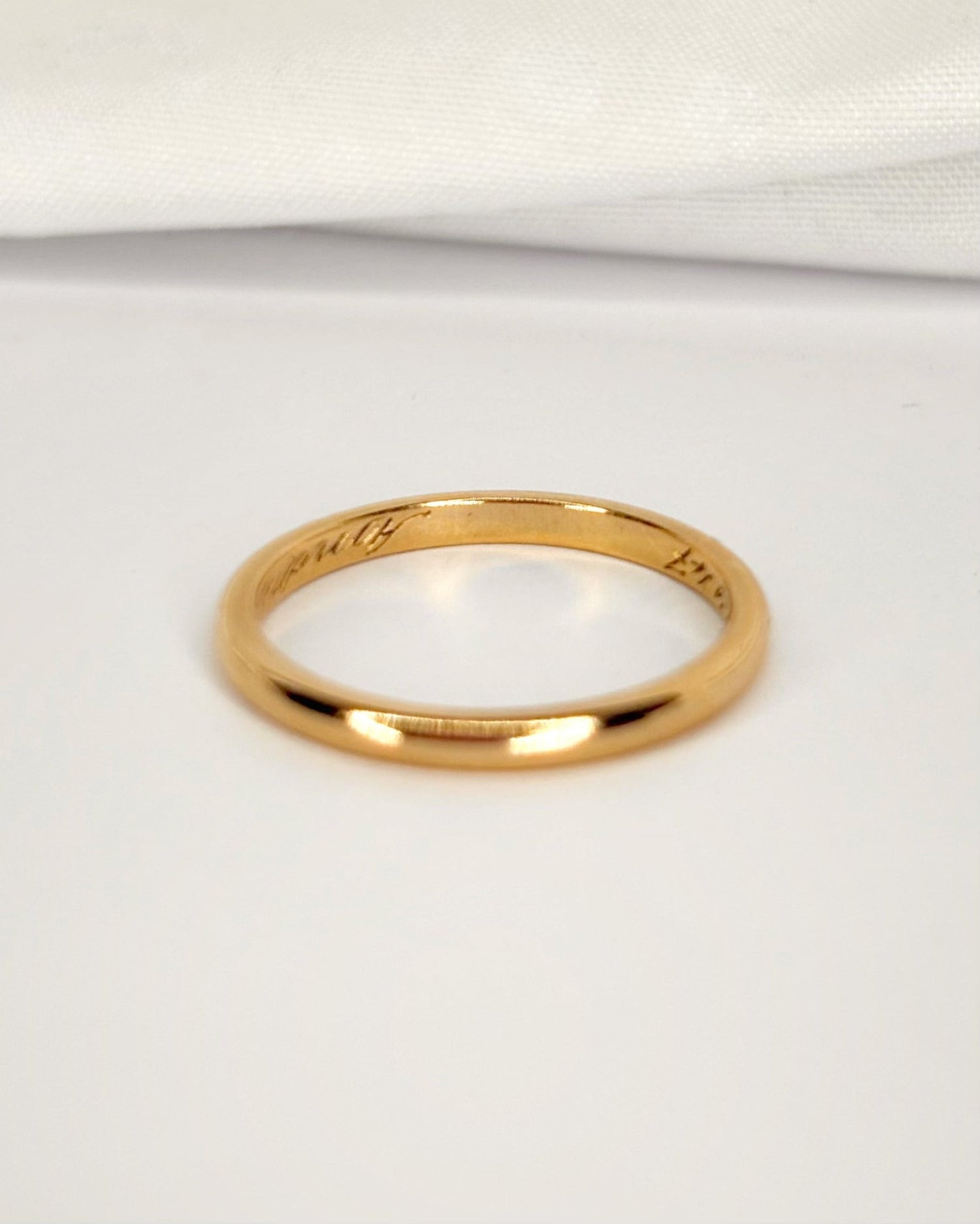 Alliance Or Jaune 18 carats 1.8 mm "Aloys" - Elliade Paris