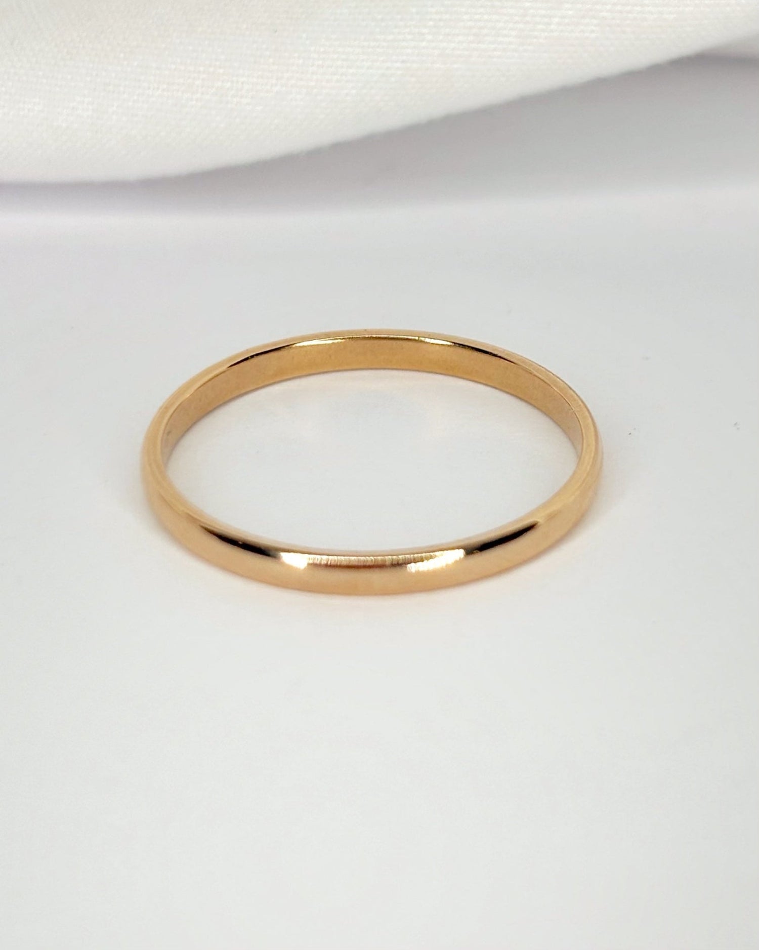 Alliance Or Jaune 18 carats 2 mm "Chris" - Elliade Paris