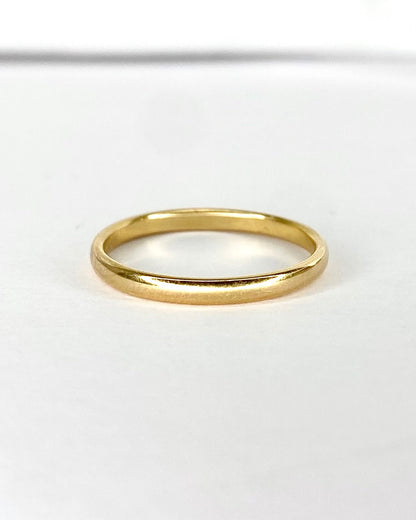 Alliance Or Jaune 18 carats 2 mm "Claire" - Elliade Paris