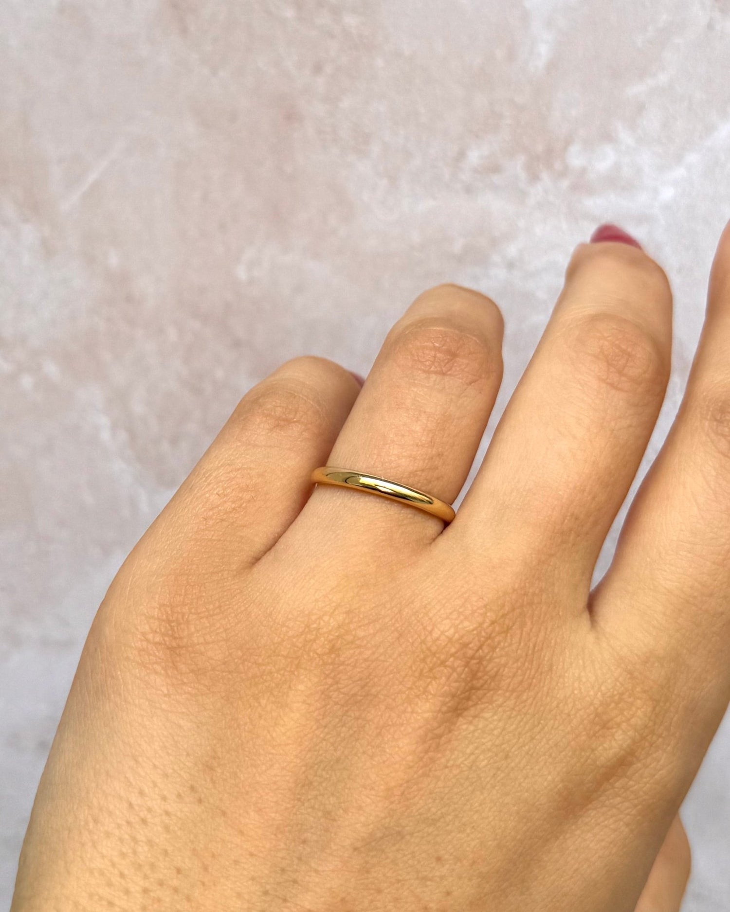 Alliance Or Jaune 18 carats 2 mm "Gaëlle" - Elliade Paris