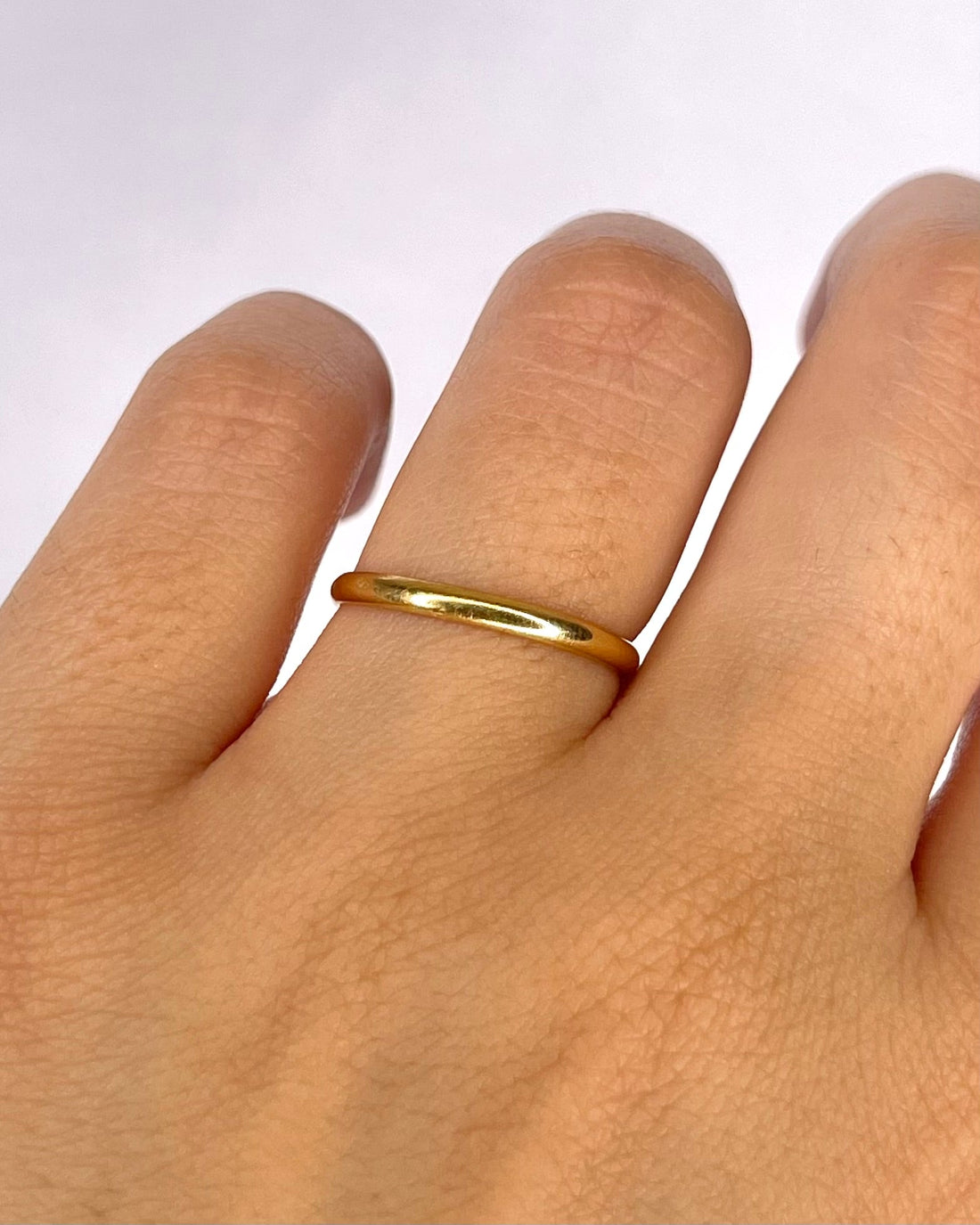 Alliance Or Jaune 18 carats 2 mm "Joseph" - Elliade Paris