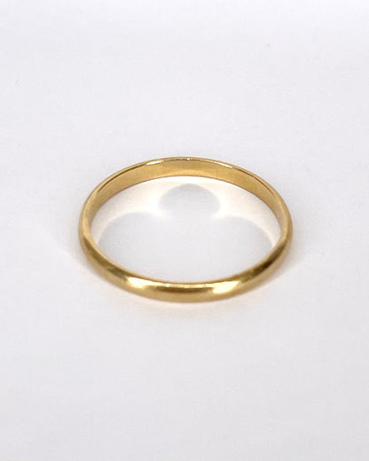 Alliance Or Jaune 18 carats 2 mm "Joseph" - Elliade Paris