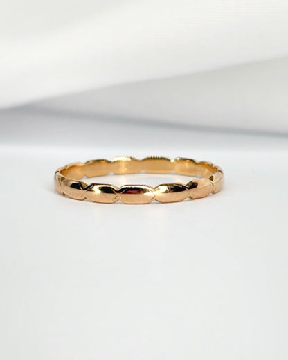 Alliance Or Jaune 18 carats 2 mm "Lara" - Elliade Paris
