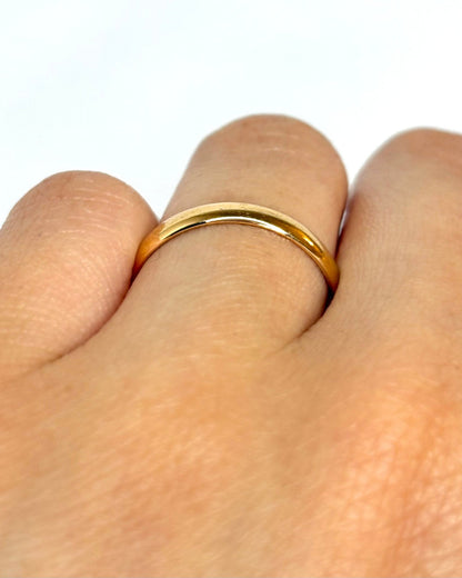Alliance Or Jaune 18 carats 2.07g "Betty" - Elliade Paris