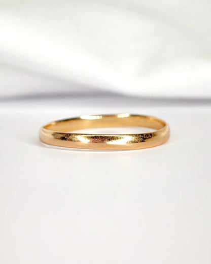 Alliance Or Jaune 18 carats 2.1 mm "Dean" - Elliade Paris