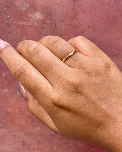 Alliance Or Jaune 18 carats 2.1mm "Loane" - Elliade Paris