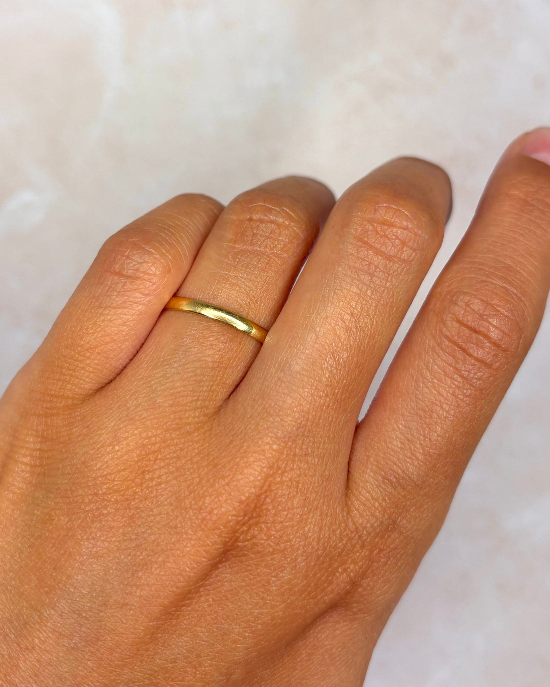 Alliance Or Jaune 18 carats 2.2 mm "Flora" - Elliade Paris