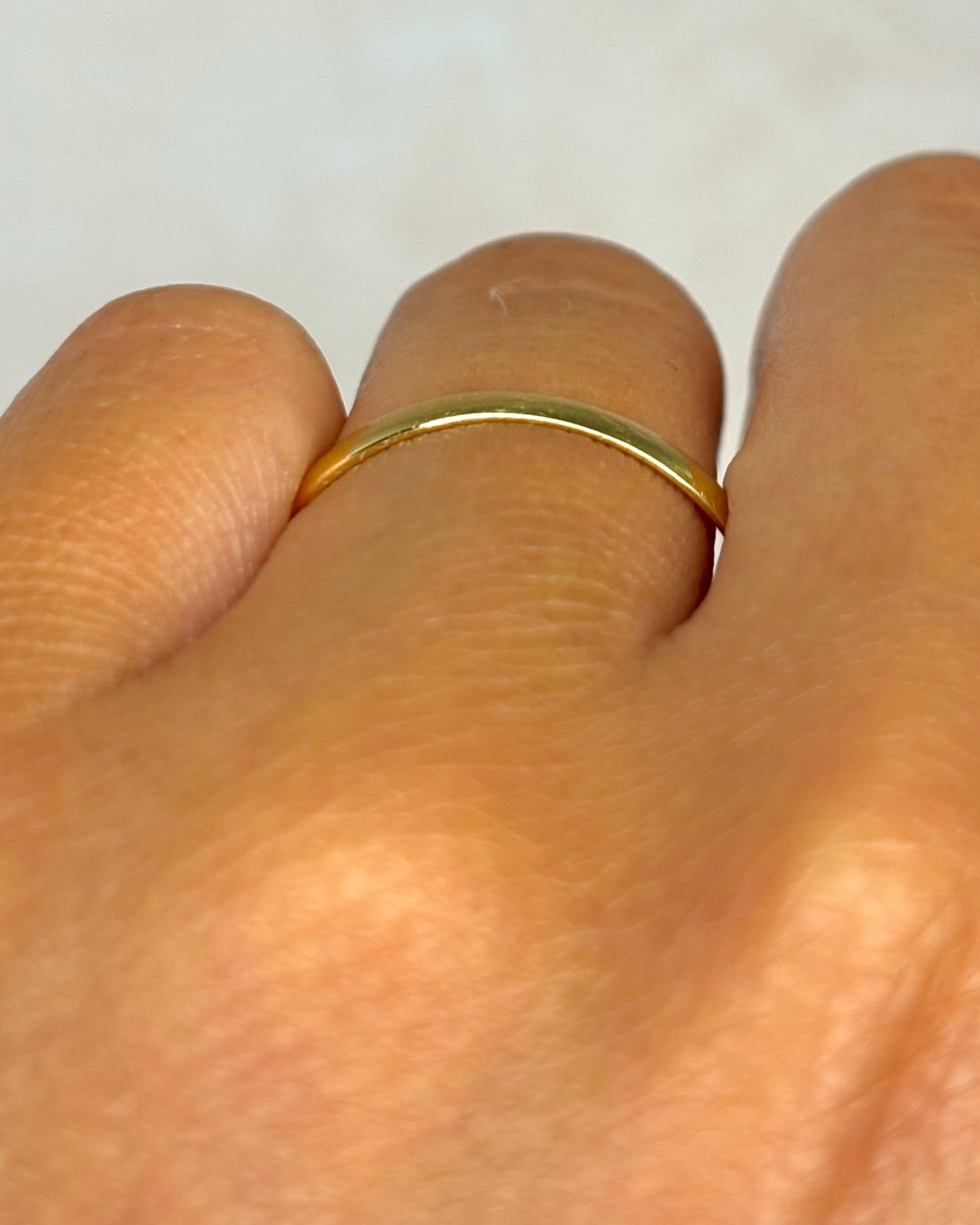 Alliance Or Jaune 18 carats 2.2 mm "Flora" - Elliade Paris