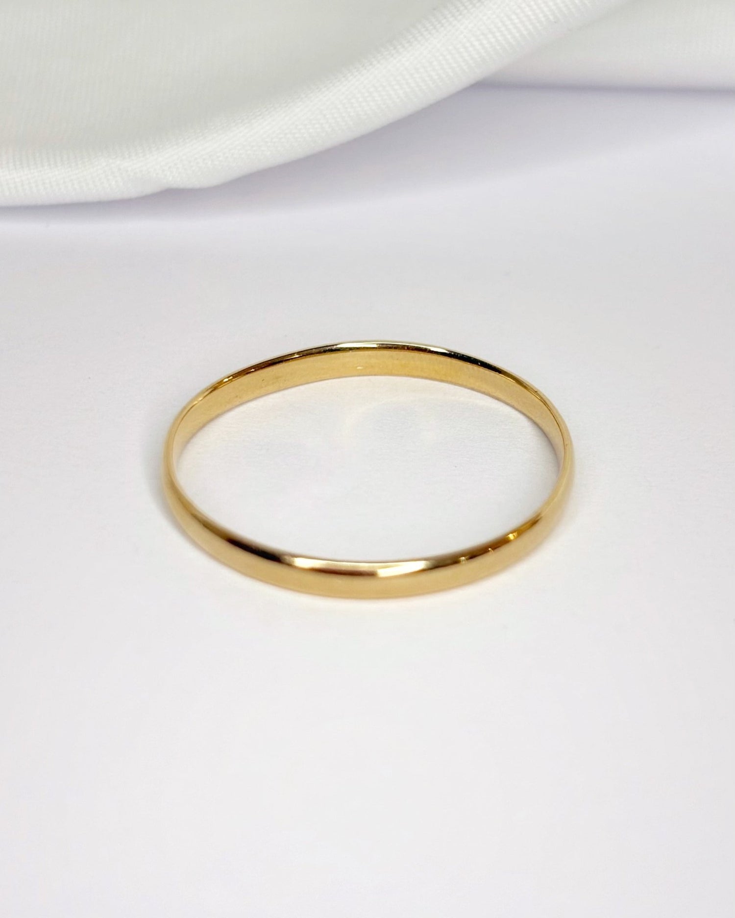 Alliance Or Jaune 18 carats 2.2 mm "Flora" - Elliade Paris