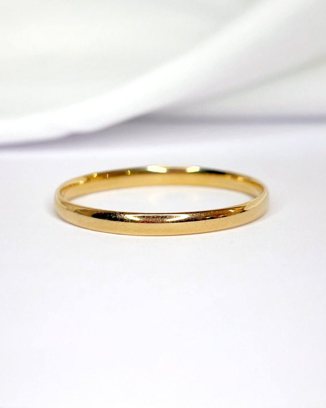 Alliance Or Jaune 18 carats 2.2 mm "Flora" - Elliade Paris