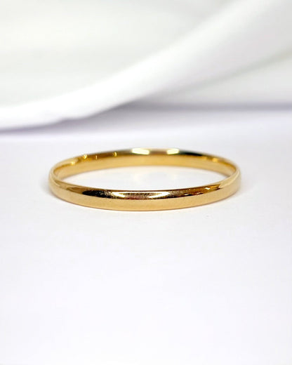 Alliance Or Jaune 18 carats 2.2 mm "Flora" - Elliade Paris