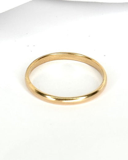 Alliance Or Jaune 18 carats 2.3 mm "Hugo" - Elliade Paris