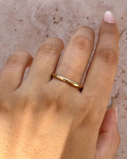 Alliance Or Jaune 18 carats 2.3 mm "Hugo" - Elliade Paris