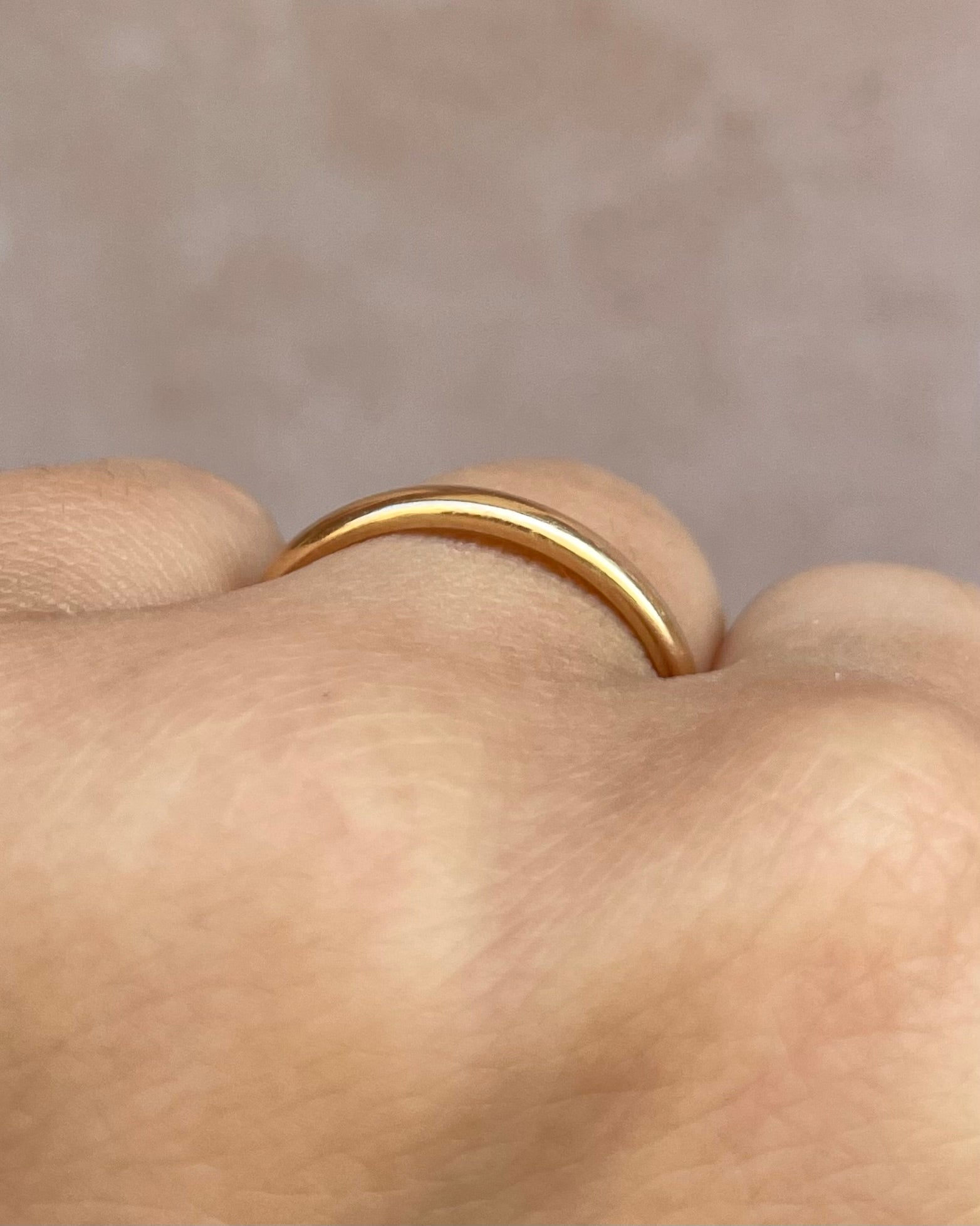 Alliance Or Jaune 18 carats 2.3 mm "John" - Elliade Paris